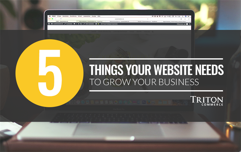 5 Things Your Website Needs In Order To Grow Your Business