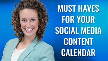 4 Must Haves for Your Social Media Content Calendar