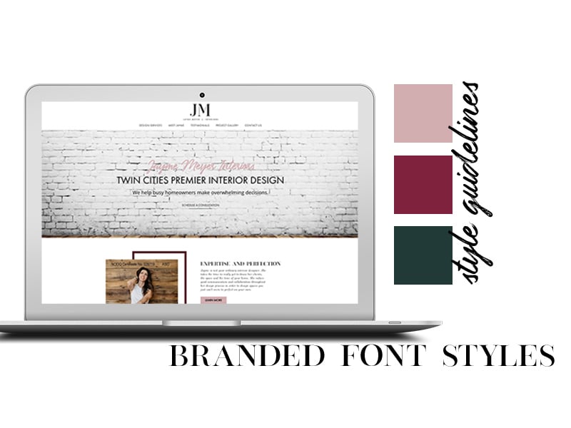 Custom Branded Website Design No Templates Standout.