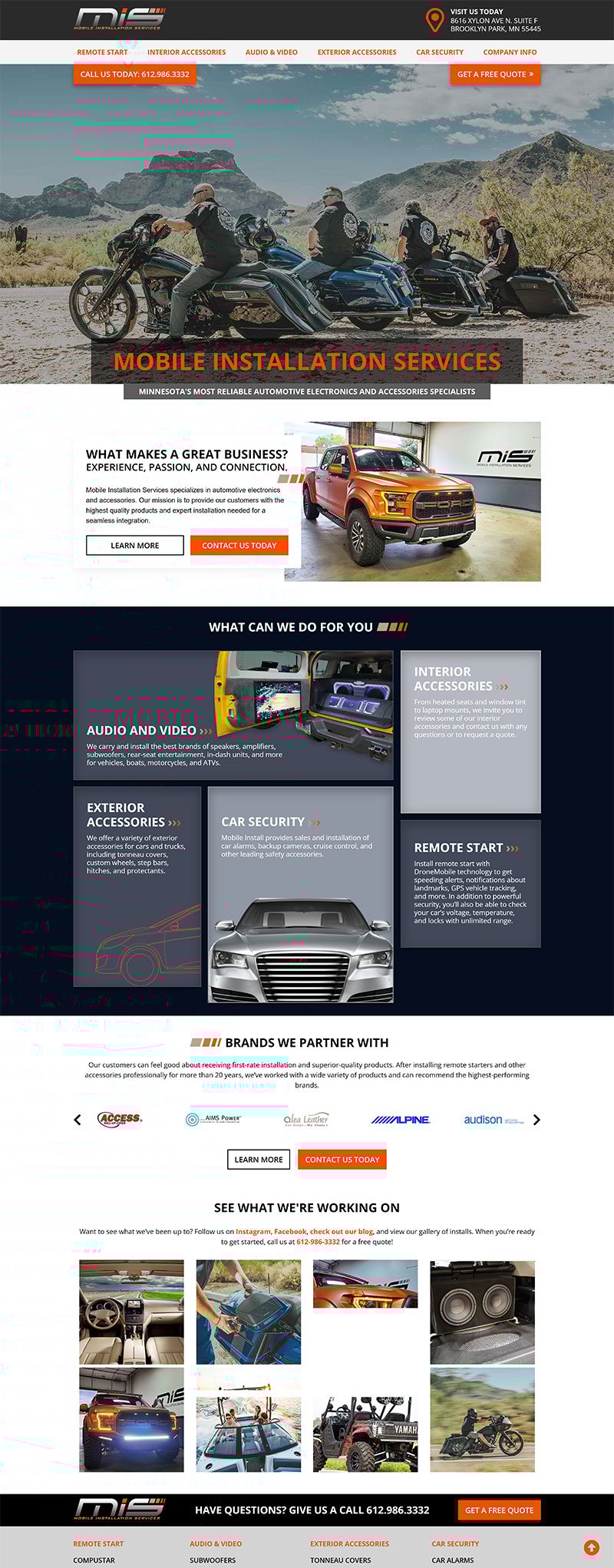 MIS website redesign