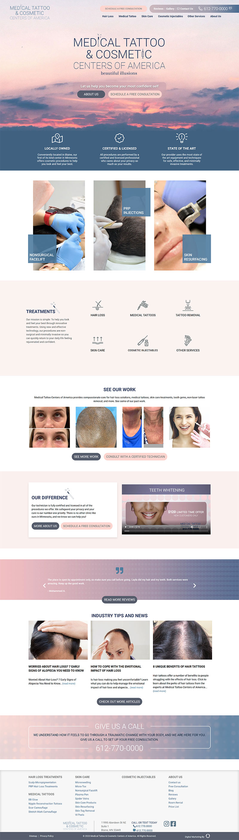 Medical Tattoo Center Case Study Triton Commerce.