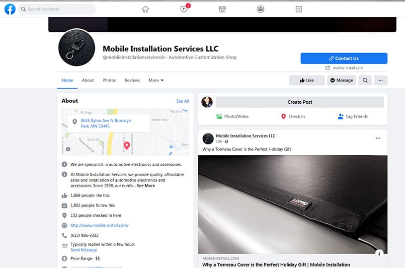 auto installer social media management