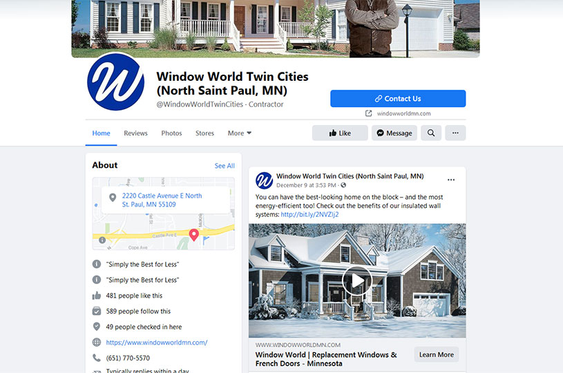 home service social media management