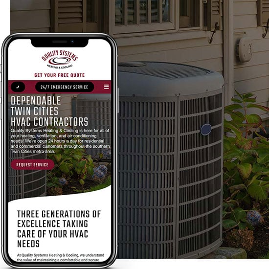 HVAC Web Design