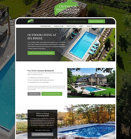 Outdoor Innovations Web Design