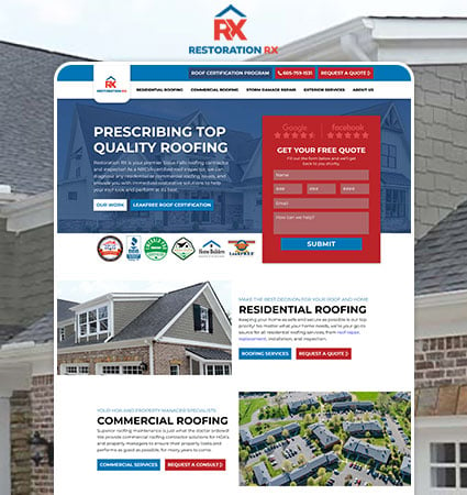 Restoration RX Web Design MN