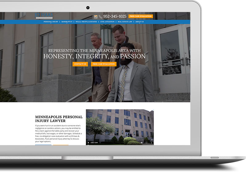 home service website redesign