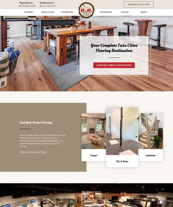 UB Hardwoods Website