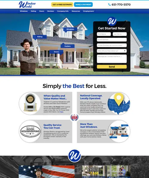 Window World Website